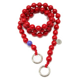 upbeads simply red rot perlen holzperlen beads holzkugel handykette schlüsselkette schlüsselkordel schlüsselband upbeats crossbody