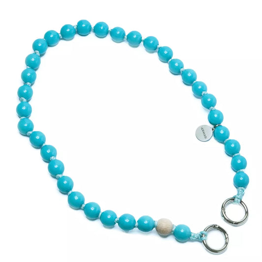 upbeads Bahamas Shortie keyholder keychain Schlüsselkette Handykette Holzperlenkette Holzperlen cellphone chain keychain wooden bead chain