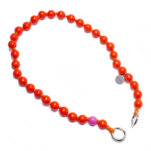 upbeads Tapuz shortie shorty Holzkugel beads Handykette Holzperlenkette Holzperlen cellphone chain keychain wooden bead chain