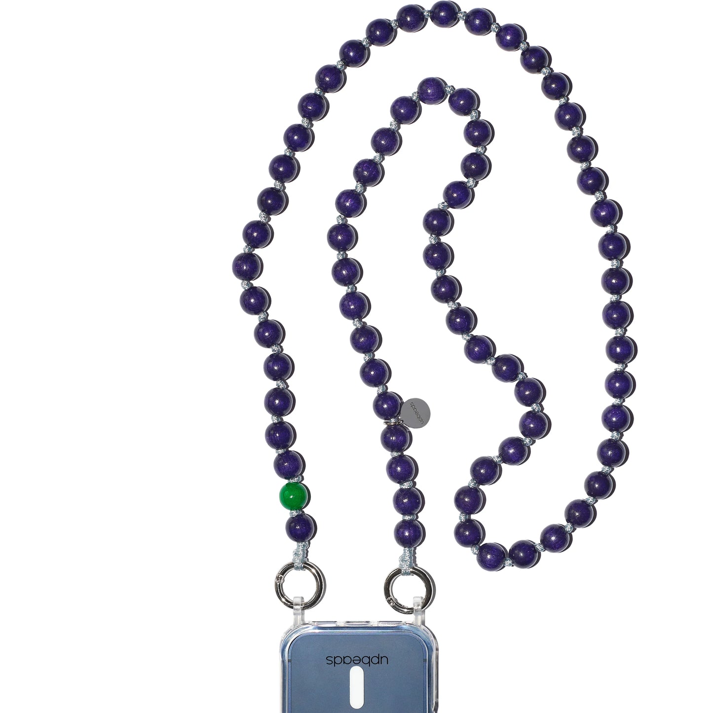 upbeads plum handykette mit Handyhülle