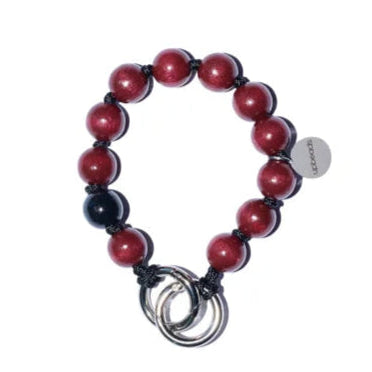 upbeads chimney keychain with black signature bead