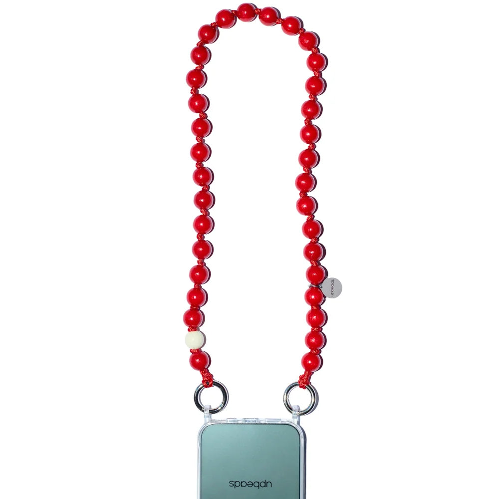 SIMPLY RED SHORTIE cell phone chain