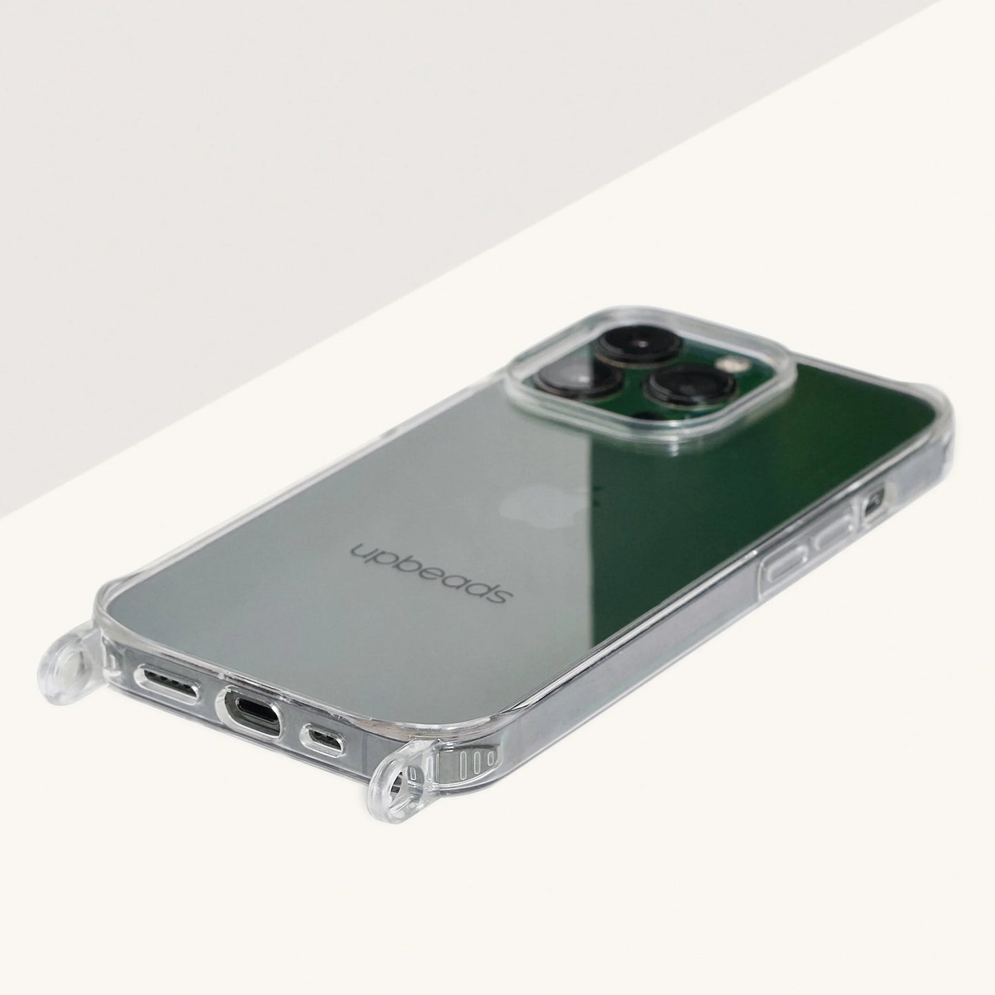 TRANSPARENT iPHONE CELL PHONE CASES with Eyelets
