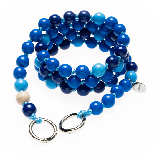 AQUA MIDI cell phone chain / key chain MIDI UPBEADS
