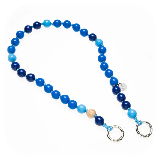 AQUA SHORTIE cell phone chain SHORTIE UPBEADS 60cm