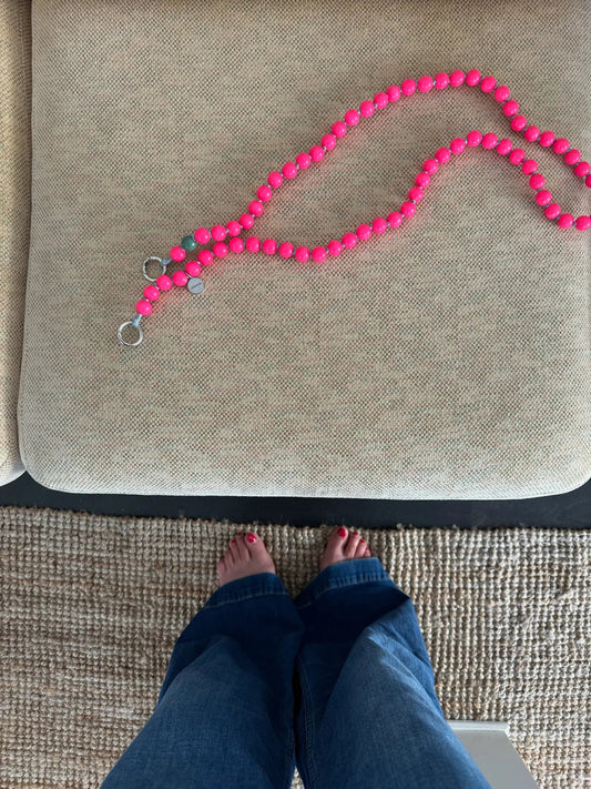 PINK LADY cell phone chain CROSSBODY UPBEADS 120cm