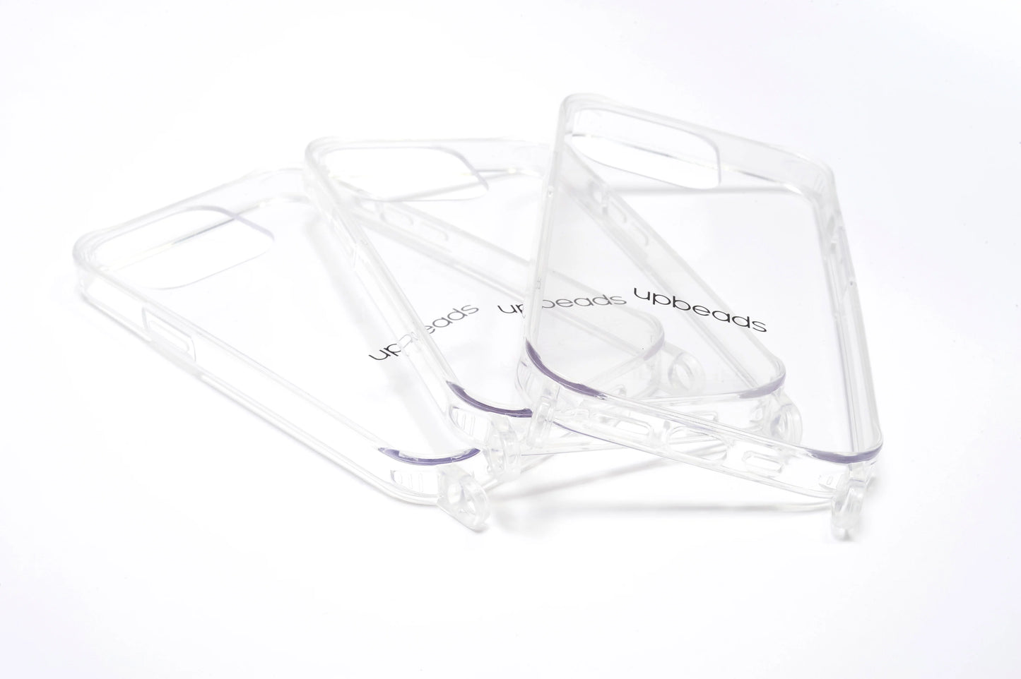 TRANSPARENT iPHONE CELL PHONE CASES with Eyelets