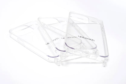 TRANSPARENT iPHONE CELL PHONE CASES with Eyelets
