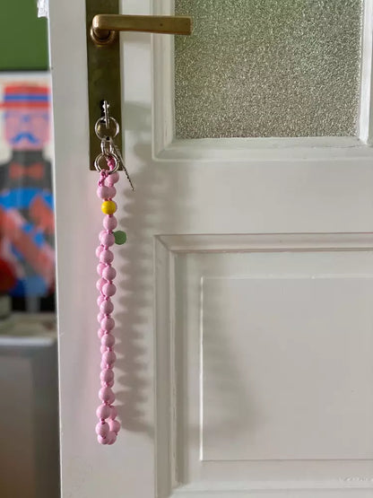 ROSIE SHORTIE cell phone chain SHORTIE UPBEADS on door
