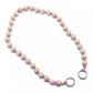 WOODY SHORTIE cell phone chain SHORTIE UPBEADS WOODY PINK SHORTIE