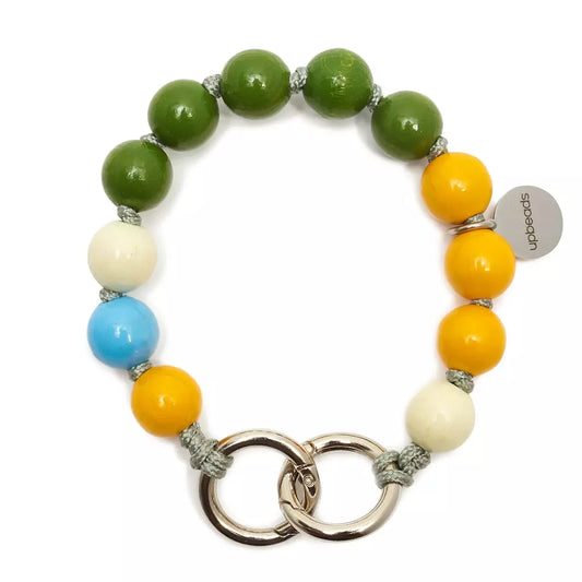 upbeads Mini zuma holzperlenkette holzkugel upbeats upbiz bunte kette wooden beads made in germany nontoxic