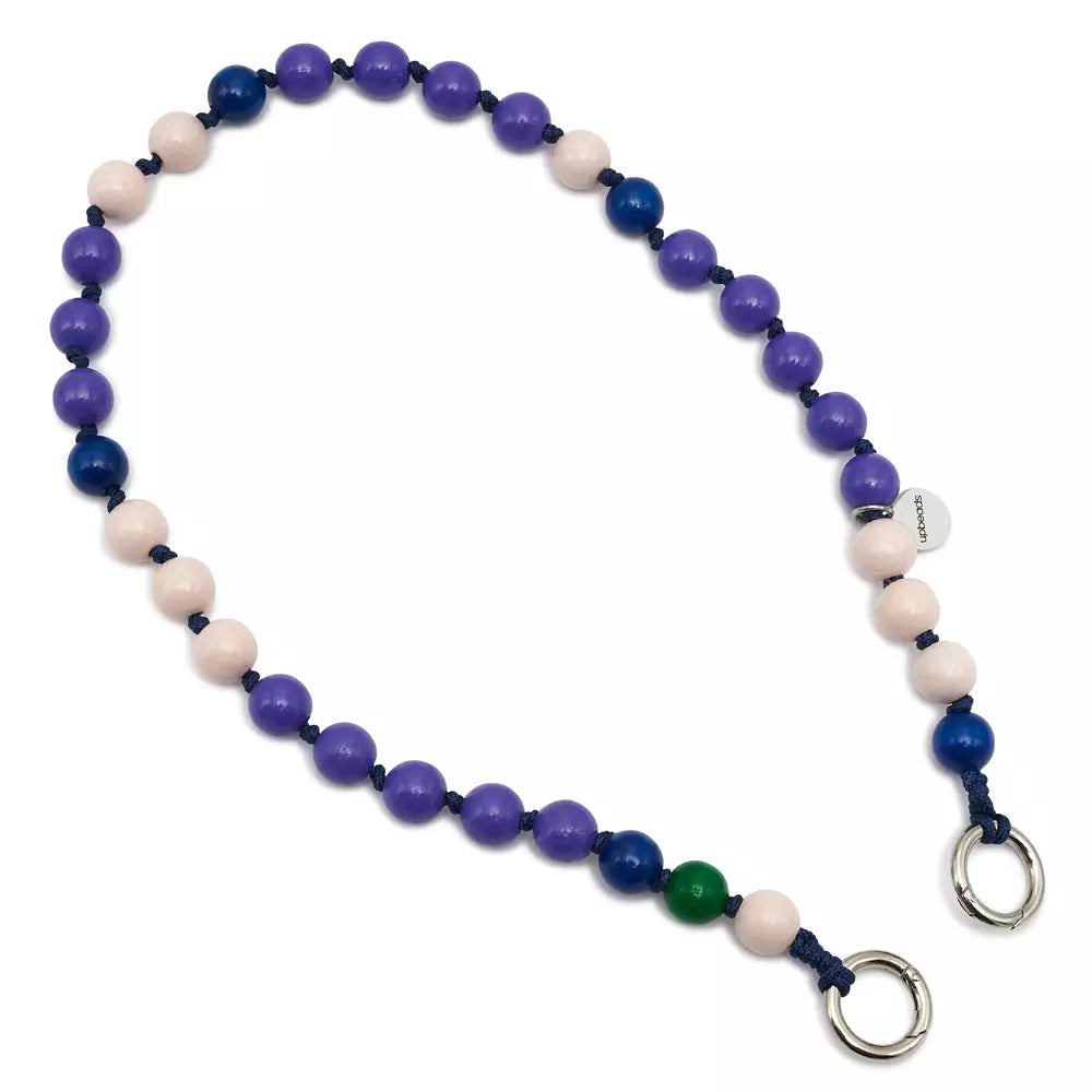 upbeads lilli lilly lily lili Shortie Shorty shortie Schlüsselkette keyholder Handykette Holzperlenkette Holzperlen cellphone chain keychain wooden bead chain