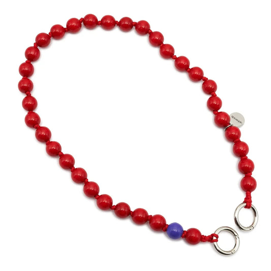 upbeads simply red rot perlen holzperlen beads holzkugel handykette schlüsselkette schlüsselkordel schlüsselband upbeats Shortie Shorty