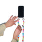 midi chain 100cm confetti upbeads chain for keys or cellphone chain or little bags