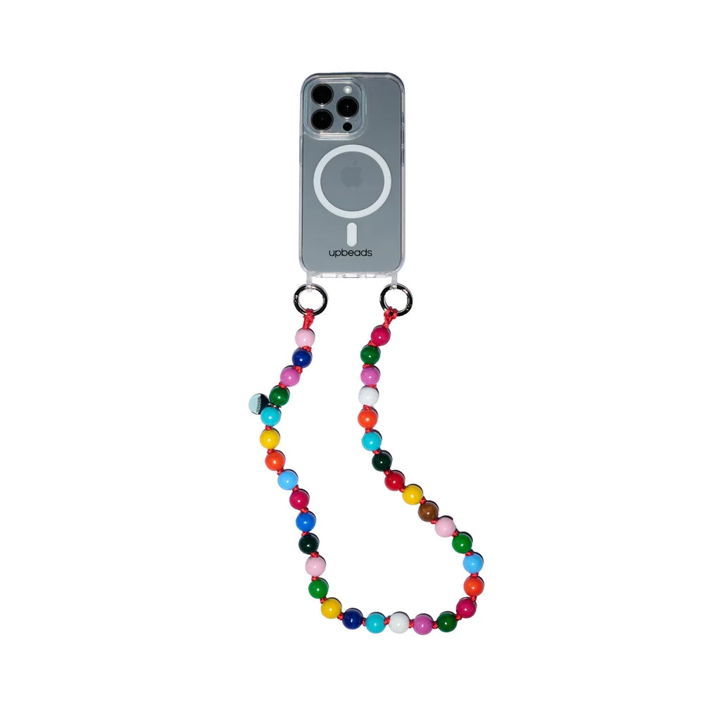 product picture happy upbeads shortie attached to iphone magsafe case