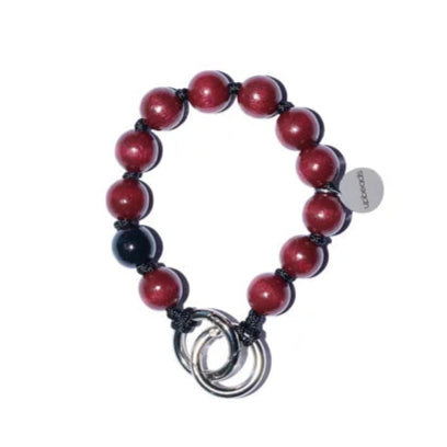 upbeads chimney keychain with black signature bead