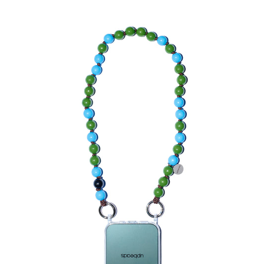 tevel shortie attached to cellphone upbeads case with eyelets