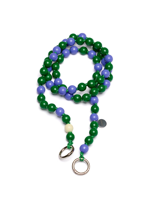 upbeads verry perry product picture green und lilac wooden bead chain for cellphone chain