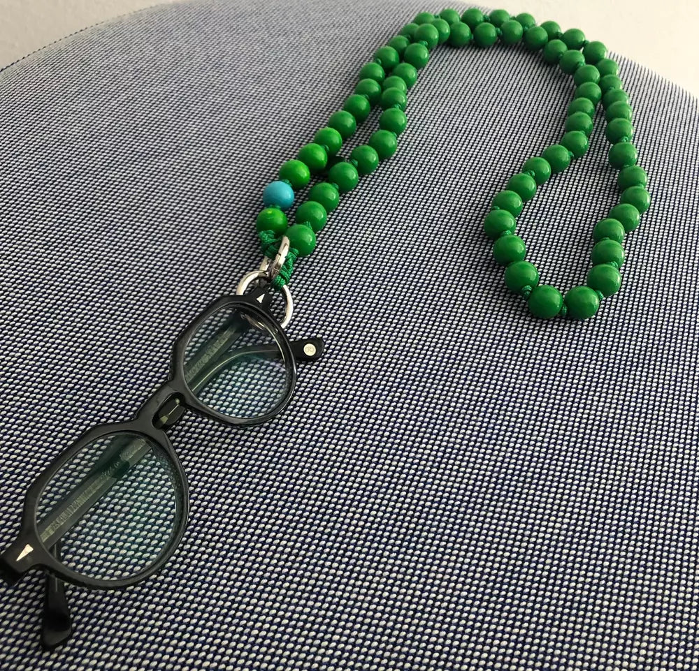 ICELAND cell phone chain CROSSBODY UPBEADS Holzperlen handmade in germany