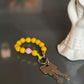 upbeads mini key chain design handmade chain with wooden beads