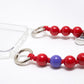 upbeads simply red rot perlen holzperlen beads holzkugel handykette schlüsselkette schlüsselkordel schlüsselband upbeats Mini