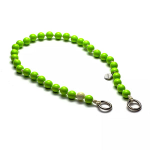 LIME SHORTIE cell phone chain SHORTIE UPBEADS 60cm
