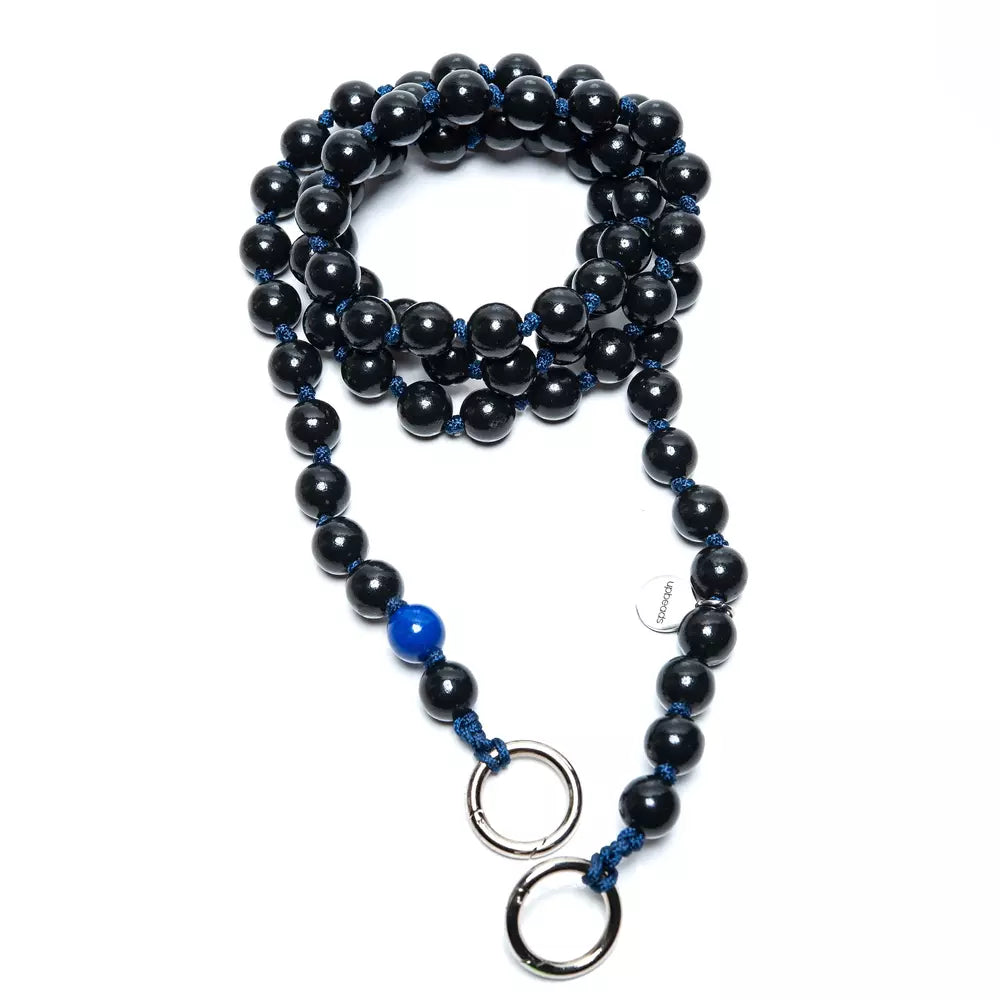 MIDNIGHT cell phone chain CROSSBODY UPBEADS 120cm