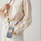 upbeads Happy Holzperlen Handykette cellphone chain bunte Holzperlenkette upbeats upbeat Holzkugeln wooden beads